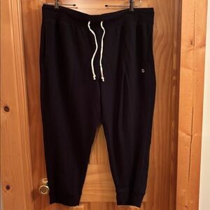 Champion Black Athletic Joggers with White Drawstring